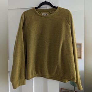 Toad & Co Citrine Textured Sweatshirt size XL